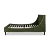 Aspen - Queen Vertical Tufted Modern Headboard Platform Bed Set - Olive Green - Image 16