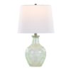 Gloria - Round Contemporary Lamp (Set of 2) - Clear Recycled Spanish / Chrome / White - Image 3