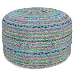 Margo - Round Pouf - Green