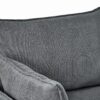 Comfy Corduroy Oversized Chaise Lounge Chair With Ottoman And Storage - Gray - Image 14