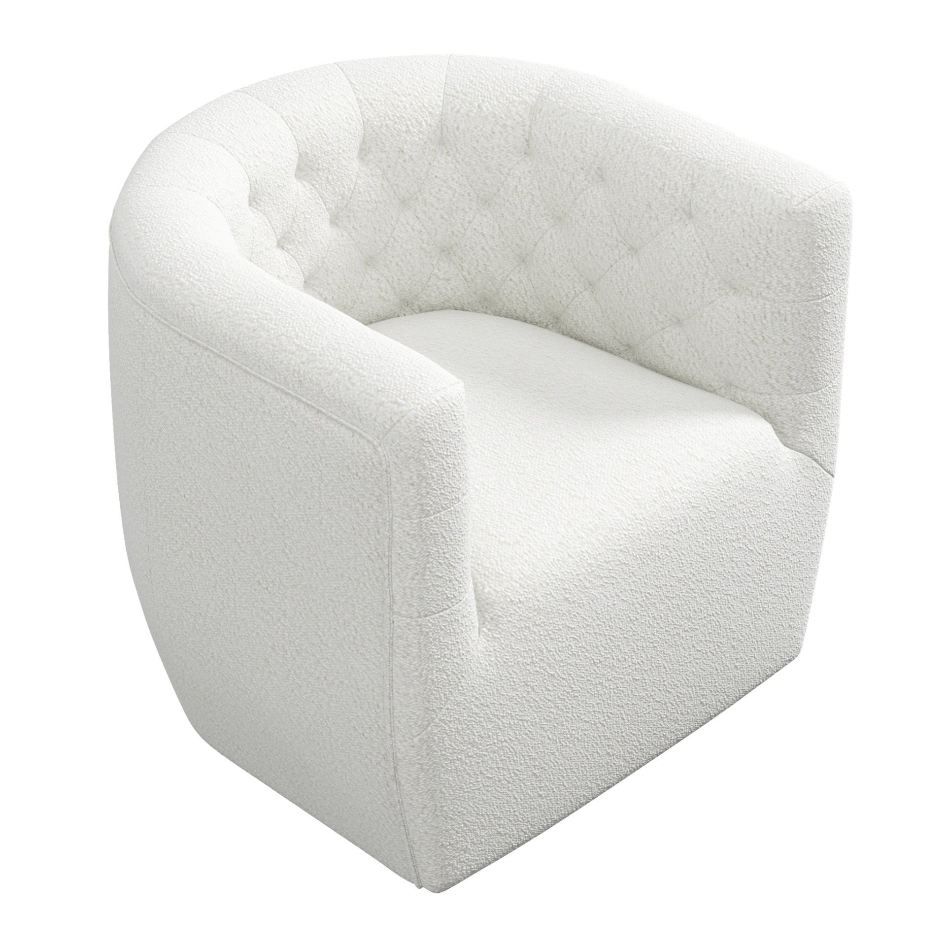 Delaney - Swivel Chair - Fabric - Beige - Image 3
