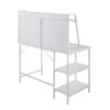 Geo - Shelf Contemporary Desk - White - Image 3