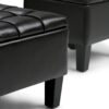 Dover - 3 Piece Storage Ottoman - Tanners Brown - Image 6