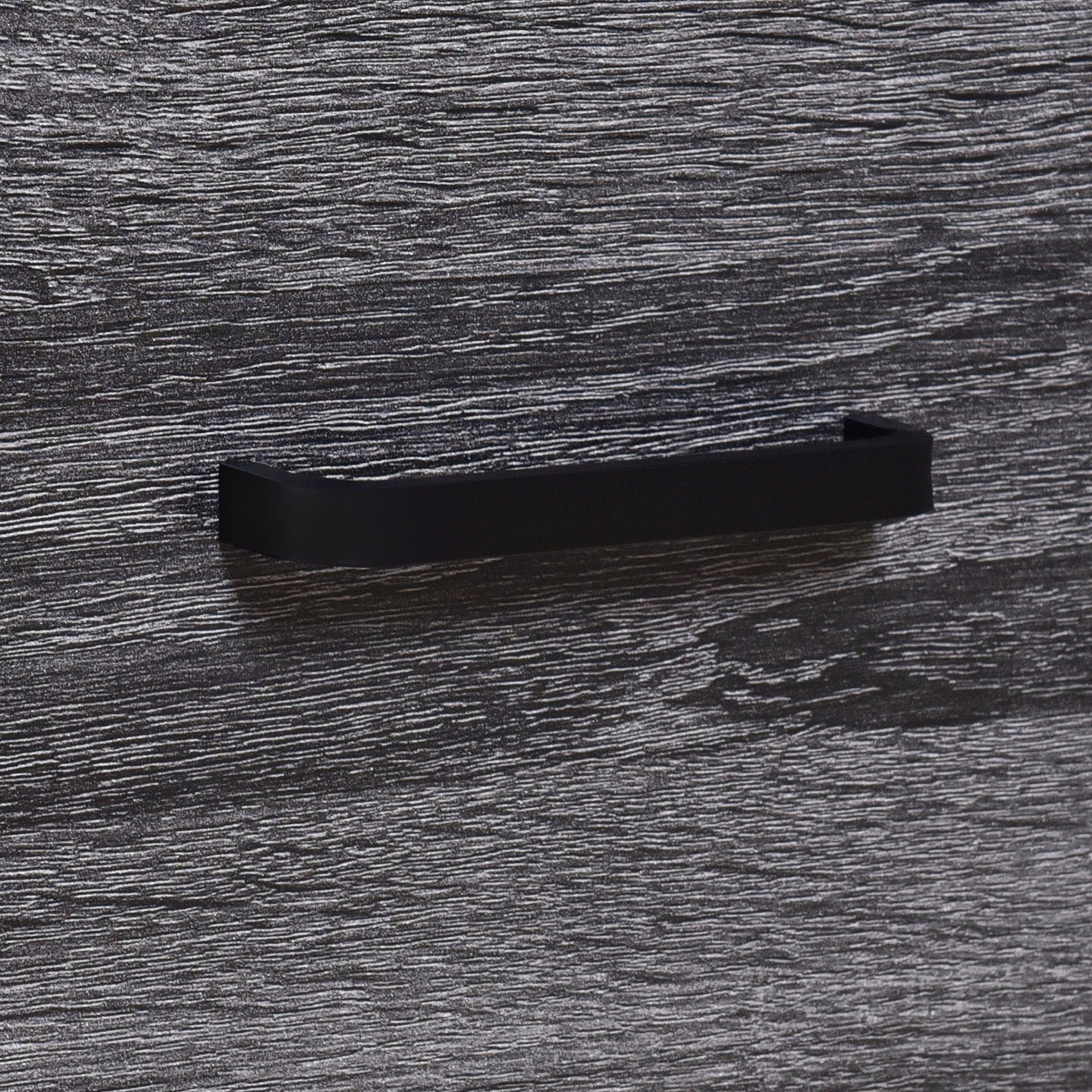 Titeca - Contemporary Wood 5 Drawer Dresser - Dark Gray - Image 13