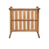 Mid Century Modern Outdoor Lounge Chair With Cushions Solid Wood For Patio, Garden, Balcony - Teak - Image 16