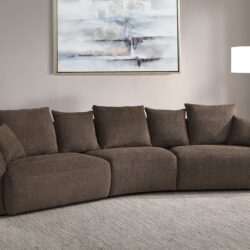 Bash - Anthology Boucle Sofa With Pillows - Brown