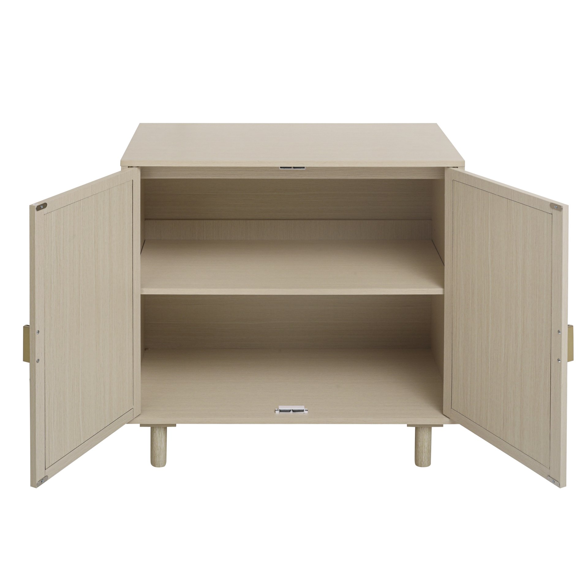 2 Door Cabinet, For Bedroom - Natural - Image 11