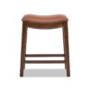 Barlow - Backless Saddle Counter Stool - Brown - Image 10