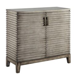 Fancy Design Chest With Ample Storage - Gray