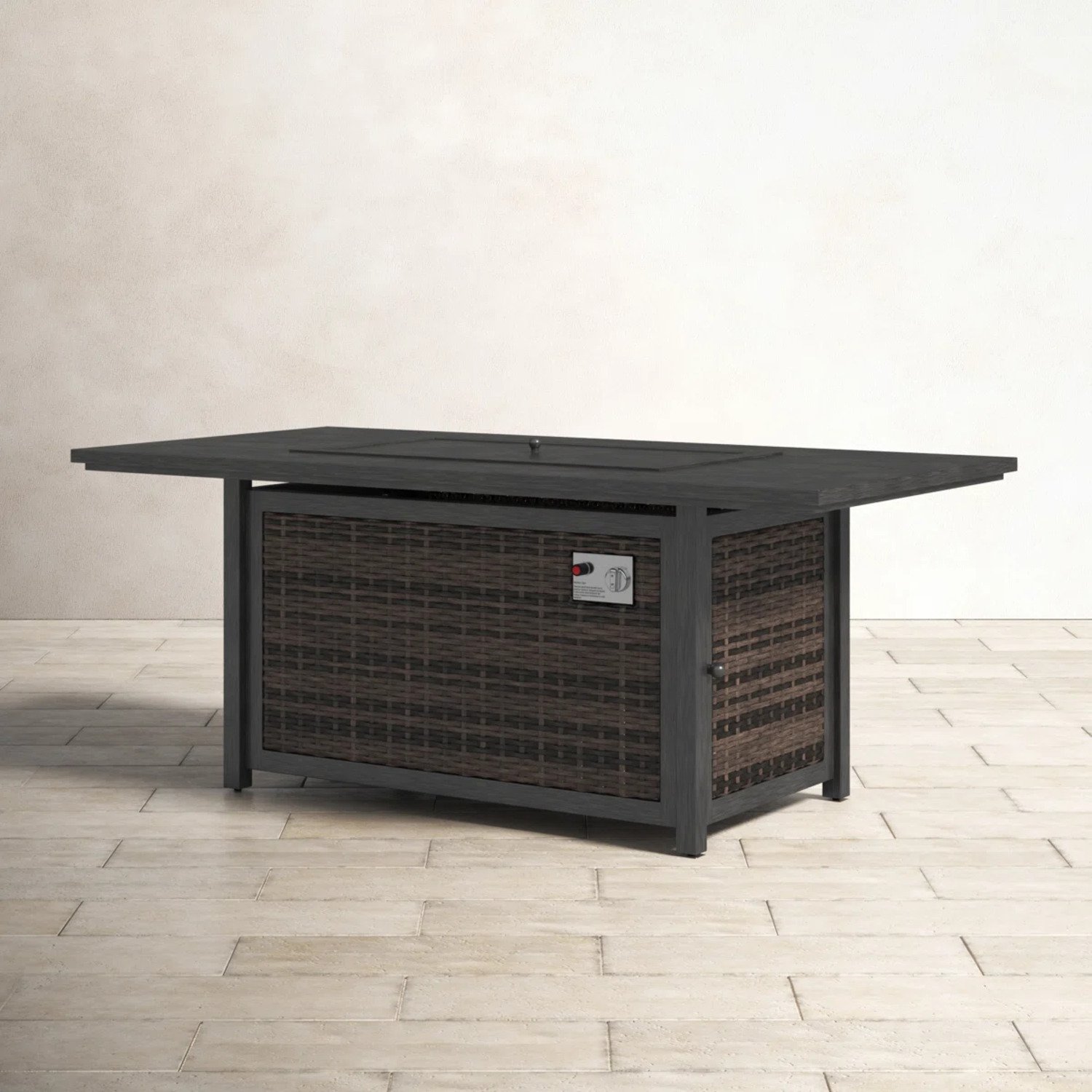 Propane Fire Pit Table - Espresso - Image 4