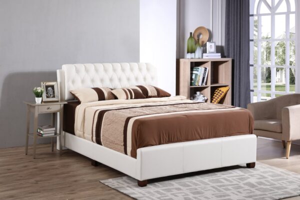 Marilla - King Bed - White