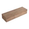 Modern Minimalist 60" Bathroom Cabinet With Soft Close Drawers And Floating Mounting Design - Imitative Oak - Image 6