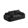 Compressed Sofa, 2 Seater Large Sectional Couches For Living Room - Black - Image 14