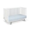 Livia - 3 In 1 Convertible Island Crib - White / Gray - Image 3