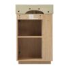 21.6" Bathroom Vanity With Sink And Freestanding Wood Grain Cabinet Featuring Left Door - Wood - Image 14