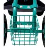 Rolling Garden Scooter Cart Seat With Wheels, 360 Swivel, Tool Tray, Steel Frame - Green - Image 8