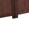 Panel Solid Wood, Folding Room Divider - Brown - Image 2