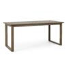 Rustic Nash Dining Table With Slat Design - Gray - Image 7