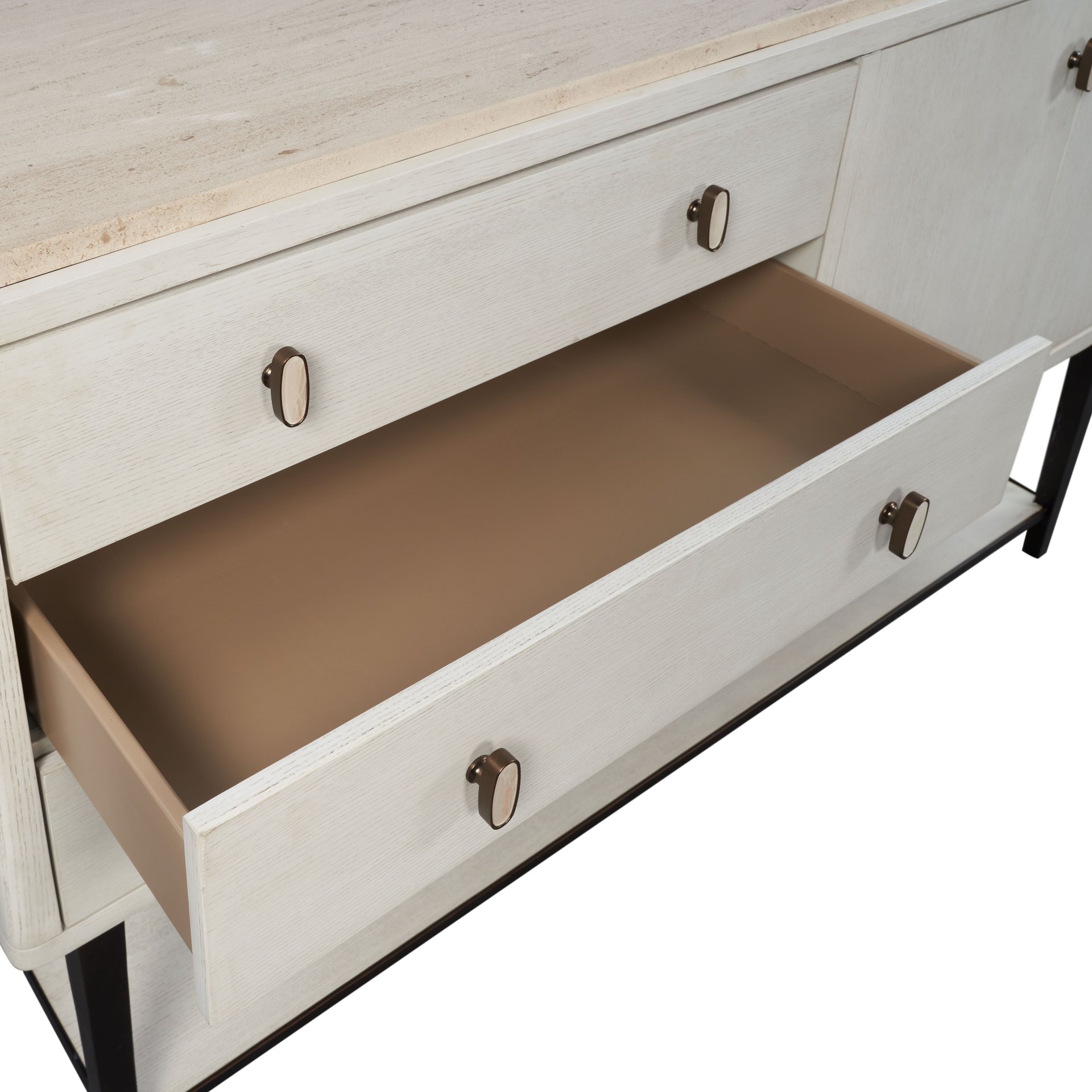 Server With Metal Base - White - Image 8