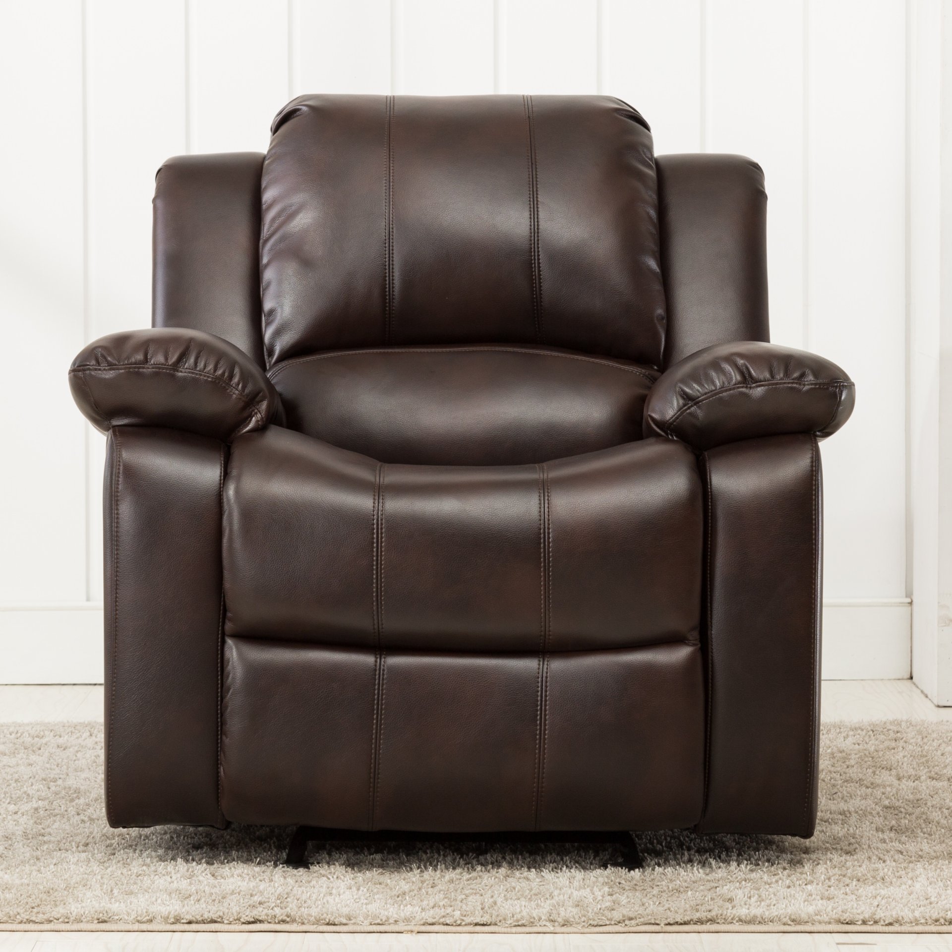 Charlotte - Glider Recliner With Classic Style And Plush Comfort - Brown - Image 7