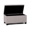 Dover - Storage Ottoman Bench - Cloud Gray - Image 2