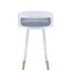 Sonria - Round Accent Table - Natural White - Image 3