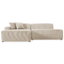 Mar - Sectional Sofa Left Facing - Cream