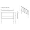 Adelaide - Queen Bed With LED - Black - Image 5