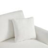 Modern Oversized Sectional Sofa, L-Shaped Luxury Couch Set With 2 Free Pillows, 5 Seat Chenille Indoor Furniture With Chaise - White - Image 8