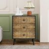 3 Drawer Cabinet, Suitable For Bedroom - Black - Image 2