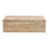 Modern Coffee Table With Light Wood Texture Pattern Stylish And Durable Design - Wood - Image 11