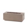Modern Outdoor 40, 000 Btu Rectangular Concrete Propane Fire Pit - Dark Gray - Image 9