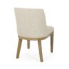 Modern Minimalist Dining Chair Mp2 (Set of 2) With Upholstered Comfort - Beige - Image 9