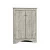 Triangle Bathroom Storage Cabinet With Adjustable Shelves, Freestanding Floor Cabinet For Home Kitchen - Oak - Image 21