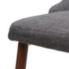 Modern Dining Chair With Iron Legs And - Light Gray - Image 11