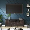 Redmond - TV Media Stand - Brunette Brown - Image 7