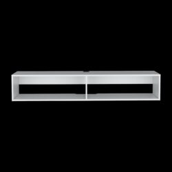 Moore - Floating TV Stand For Living Room With Modern Design - White