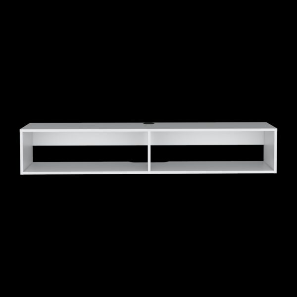 Moore - Floating TV Stand For Living Room With Modern Design - White