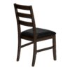 Dining Chair, Dining Room, Side, Upholstered, Transitional (Set of 2) - Black - Image 4