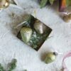 Tear Drop Ornament, Glass Decorative Hanging Christmas Tree Ornaments For Holiday Party Decorations (Set of 12) - Green - Image 7