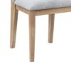 Caspian - Linen And Oak Finish Dining Chair (Set of 2) - Gray - Image 5