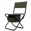 Folding Outdoor Chairs With Storage Bag, Portable Chair For Indoor, Outdoor Camping, Picnics And Fishing (Set of 2) - Green - Image 4