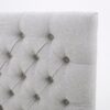 Queen Size Headboard With Button Tufting - Light Gray - Image 6