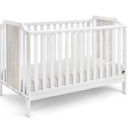 Brees Island - 3 In 1 Convertible Crib - White / Graystone