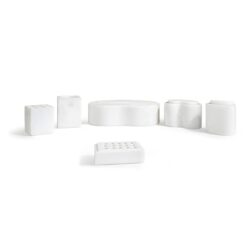 Marble Bathroom Accessories Set - Natural Stone - White / Natural