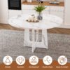 Round Dining Table For 4 - White - Image 15