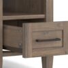 Ela - Narrow End Table - Brown - Image 2