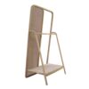 Clothes Hanger With Mirror, Large - Brown - Image 3