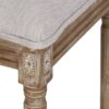 French Country Dining Chair (Set of 2) With Upholstered Seats - Light Gray - Image 12