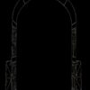 Metal Garden Arch Garden Arbor Trellis Climbing Plants Support Rose Arch Outdoor Arch - Black - Image 7
